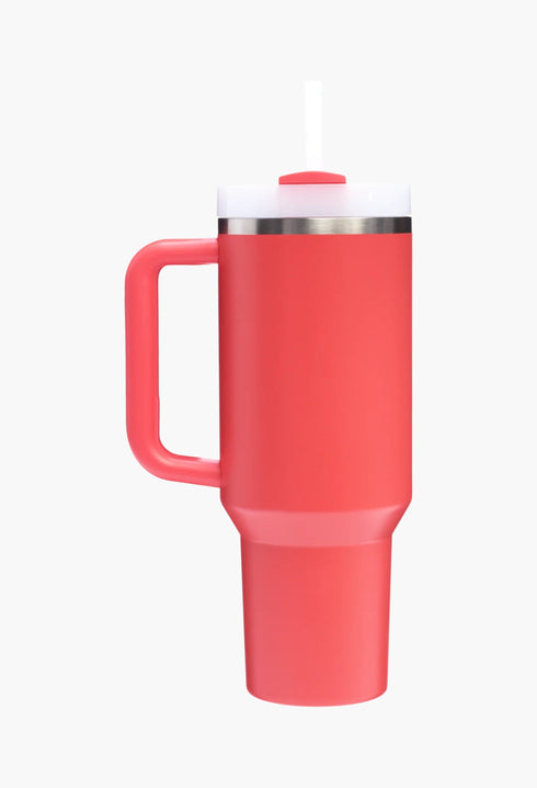 Hot Coral - The Quencher H2.0 Flowstate™ Tumbler | 40 OZ - GLAM MODA